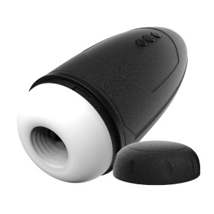 Electric Rechargeable Airplane Cup Automatic Male Masturbator with Thrusting and Vaginal Simulation Mini Size