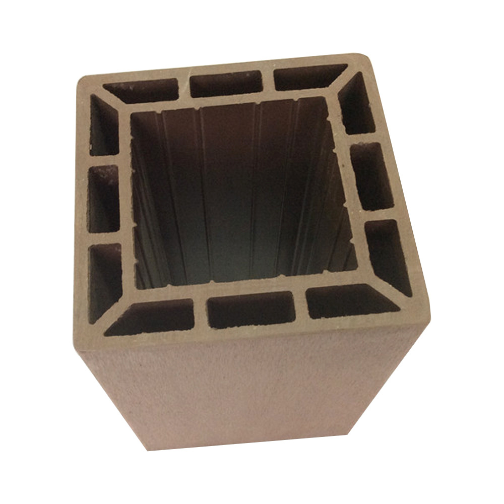 Tablero de plástico de madera tablero al aire libre balcón barandilla columna decoración de madera de plástico terraza al aire libre impermeable y a prueba de moho tablero 200*200
