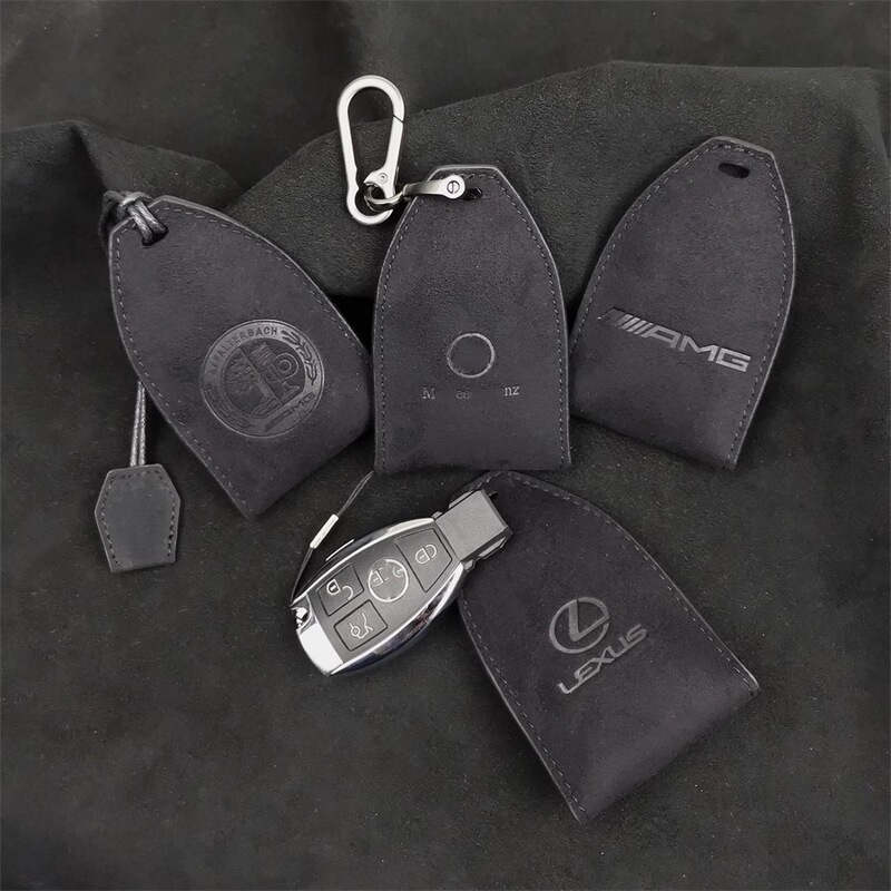 Suede car key case key case for Toyota Ferrari car key case Porsche key case Suede car key case key case for Toyota Ferrari car key case Porsche key case