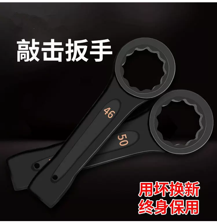 大敲击扳手145梅花重型装卸装配22工业重型扳手可敲击