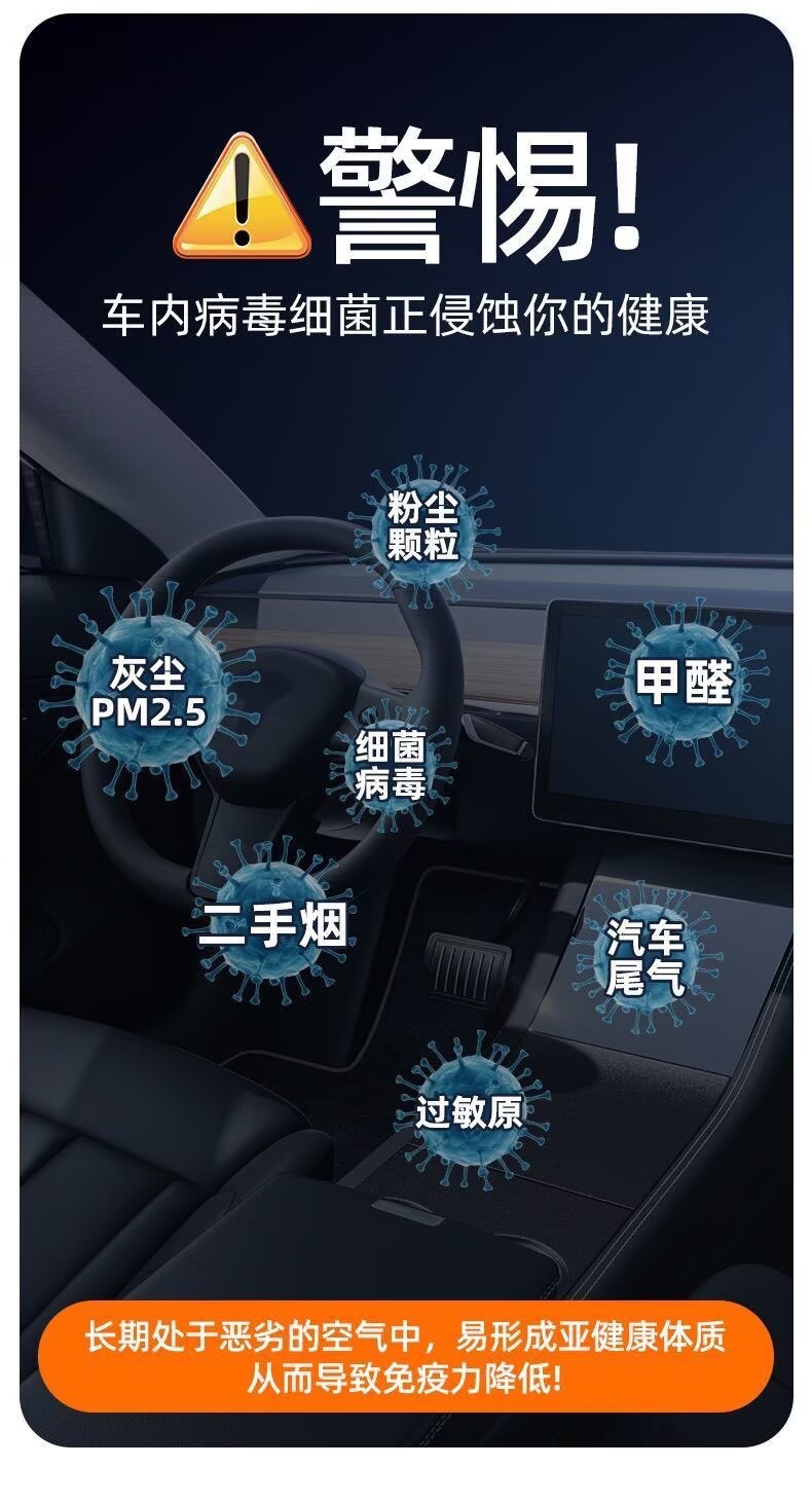 Suitable for all car models, the original size air conditioning filter can be fitted with a detachable aromatherapy module