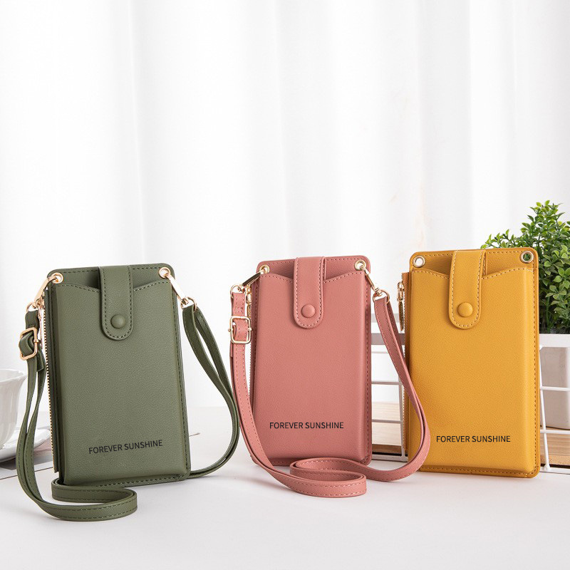 Women's Medium Pu Leather Solid Color Basic Classic Style Square Zipper Phone Wallets display picture 9