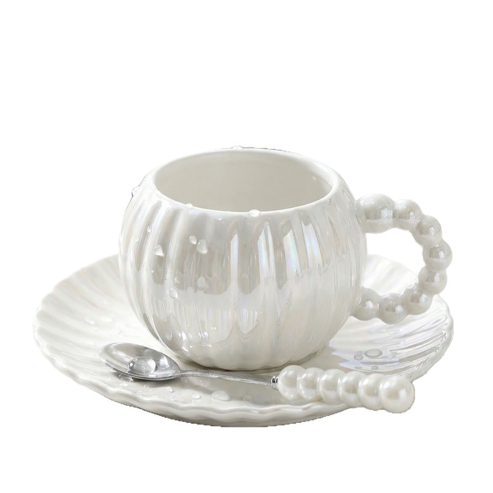 Relieve de uva francesa vintage taza de café plato taza de té de la tarde taza de desayuno taza de regalo de alta calidad