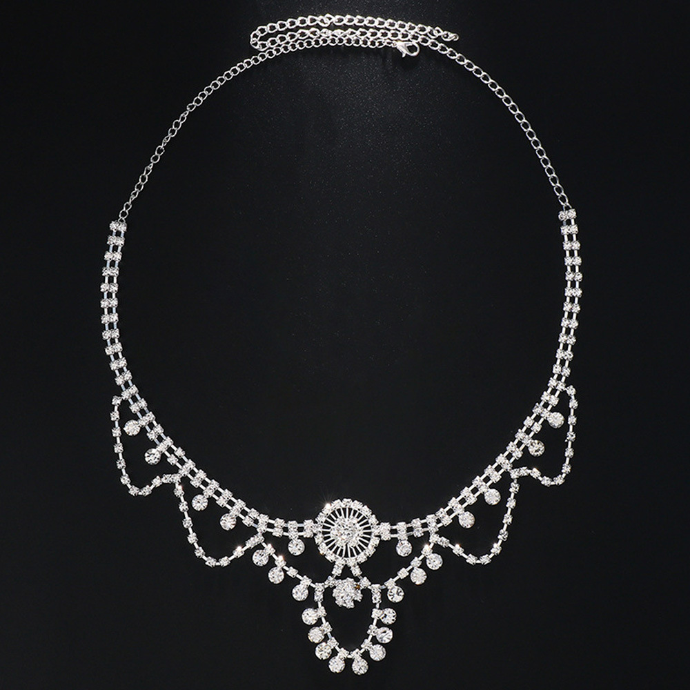 Europa y América nueva cadena del pelo rhinestone personalidad borla moda salvaje colgante tocado accesorios para el cabello headwear