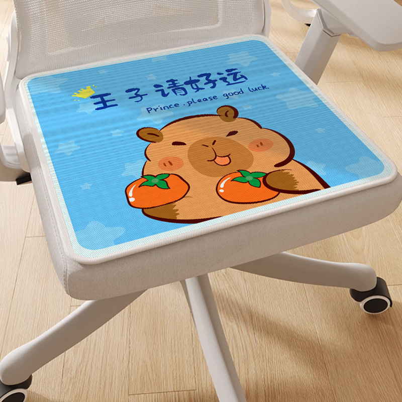 Caricatura encantadora almohadilla de hielo fresco asiento transpirable asiento de asiento image 12