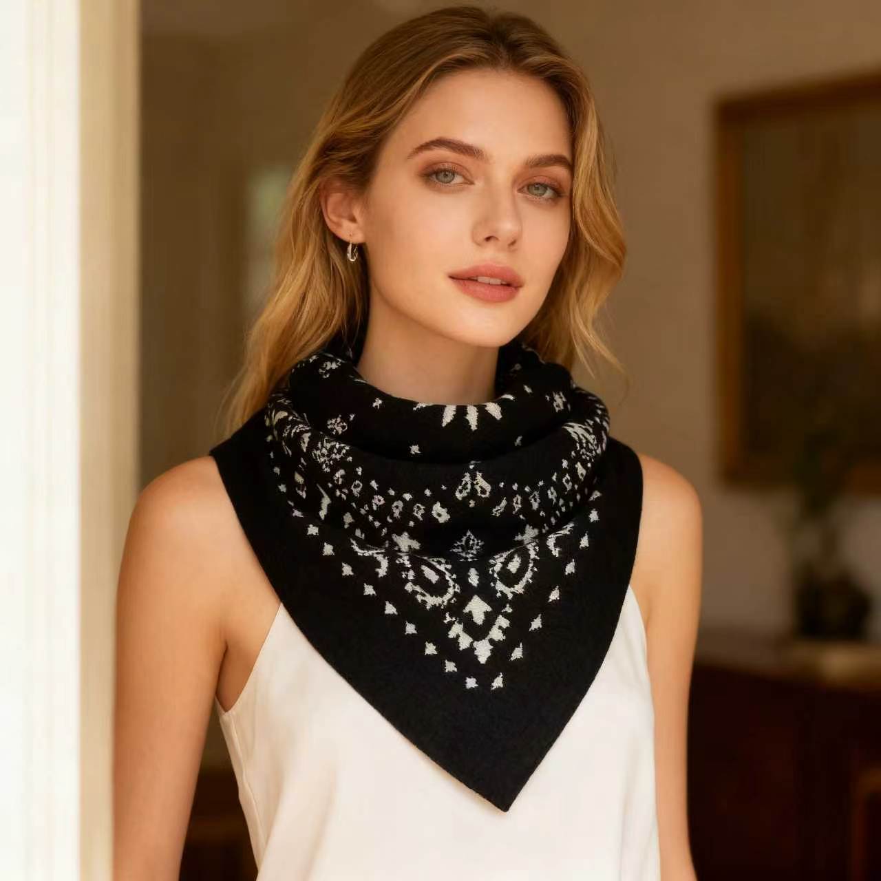 2026 Spring and Autumn New Cross-Border Wholesale Paisley Scarf European and American Style Fashionable High-End Autumn and Winter Wholesale