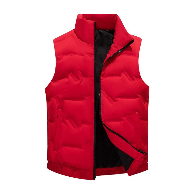 Зимний пуховик Жилет с принтом LOGO80 % белый жилет на утином пуху Мужской и женский жилет с вертикальным воротником Жилет Рабочая одежда