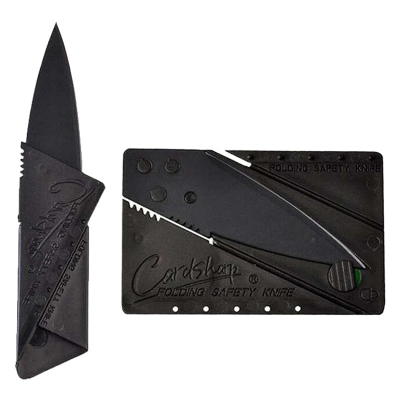 Outdoor foldable credit card folding knife multifunctional card knife folding card knife tool card Army knife card