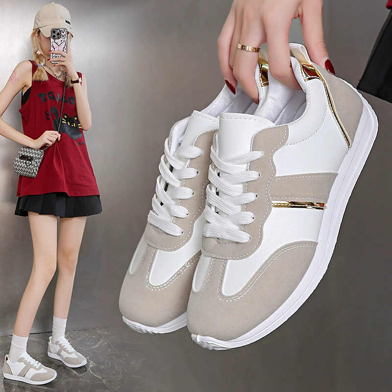 Внешняя торговля маленькие белые туфли женщины 2024 года новые арганские туфли Amazon мода спортивная повседневная обувь женщины оптом