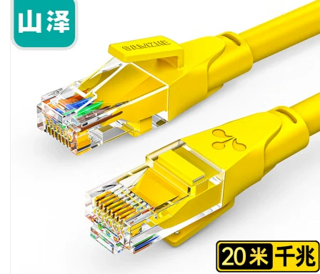 Yamazawa Six -Класс гигабитного гигабитного быстрого широкополосного кабеля Cat6 Проект монитор компьютерной сетевой линии YWD6080