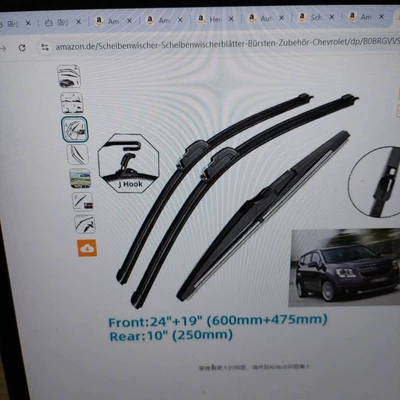Suitable for Chevrolet Orlando 2011-2018 front and rear window wiper 24 19 10 Orlando