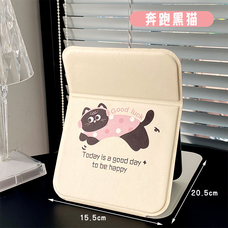 달리는 검은 고양이