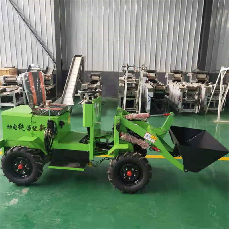 电动装载机四驱小铲车农用养殖建筑工地推土柴油装载机