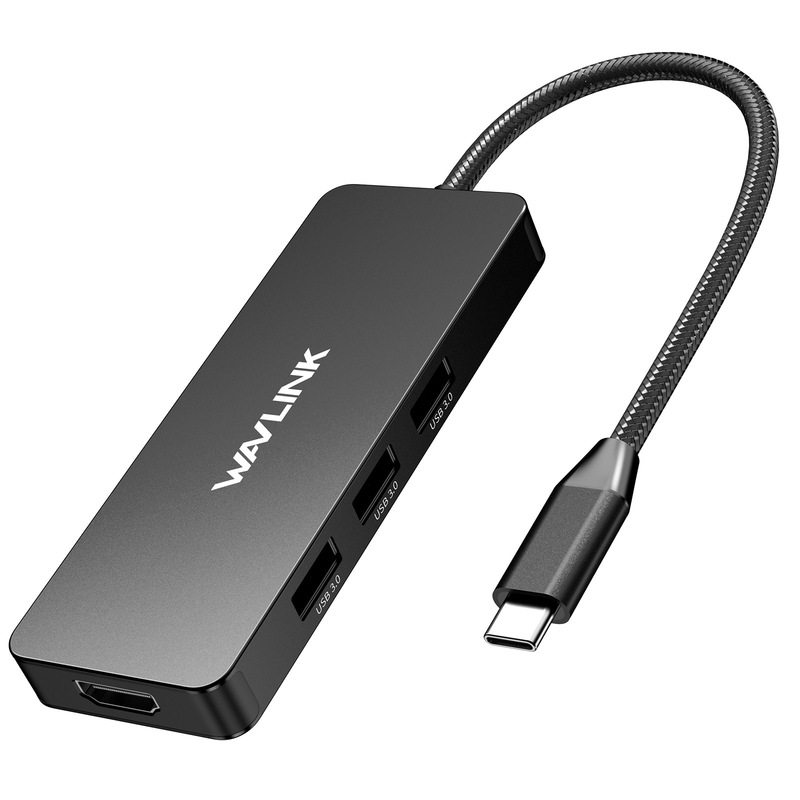 WAVLINK 7 in 1USB C 4k HDMI 100w PD SD/TF Card Reader Docking Station UHP3416