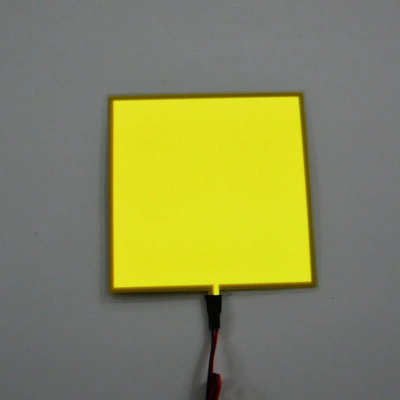 Cold light sheet — Backlight Board Luminous Sheet El - yellow-5cm5cm-with-battery-box