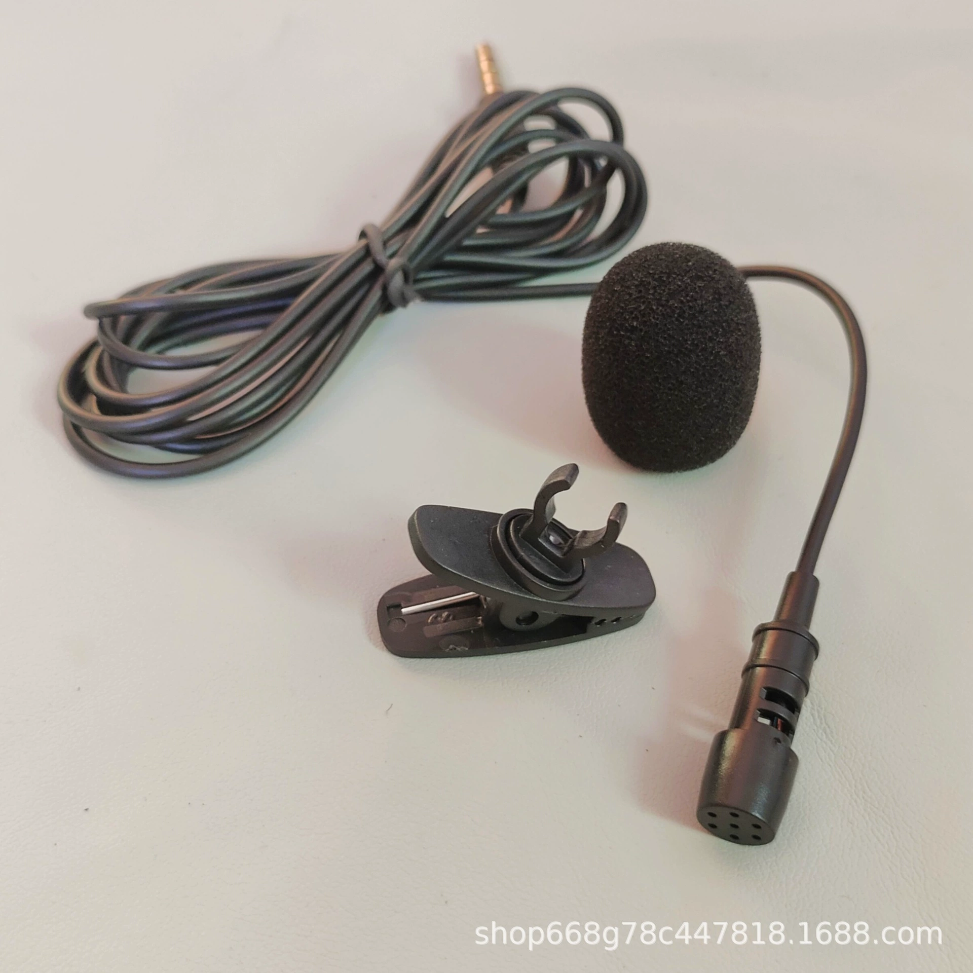 Миниатюрный внешний микрофон-наушник с разъемом 3,5 мм, проводной, 1,5 м, с фиксированным зажимом