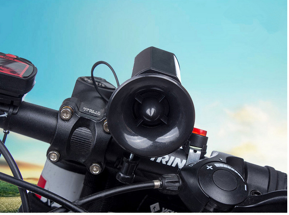 Horn bell loud sound electronic bicycle horn_voghion.com