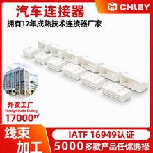 汽车连接器胶壳2极低频铜合金针座12/14/16/20/22针接线端子