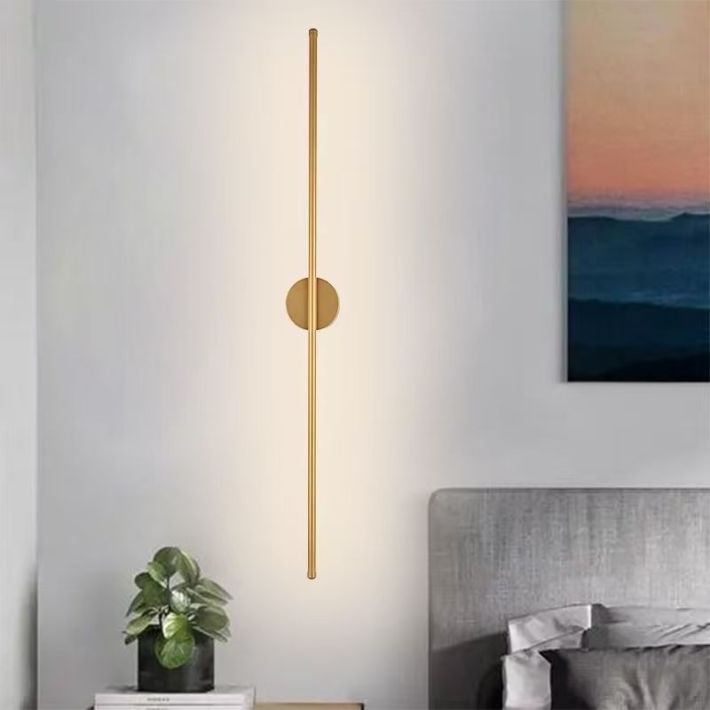 Lámpara de pared larga moderna simple dormitorio lámpara de cama lámpara de pared sala de estar sofá TV pared de fondo explosión transfronteriza