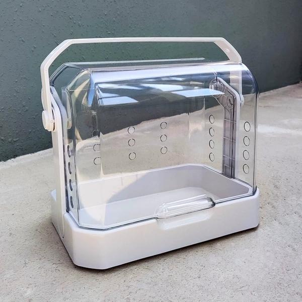 [New product] Large white breathable birdcage size [26*17.5*24]