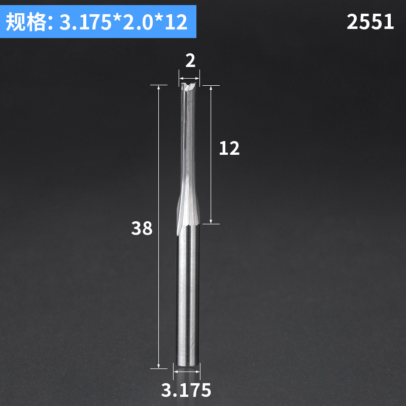 3.175*2.0*12mm