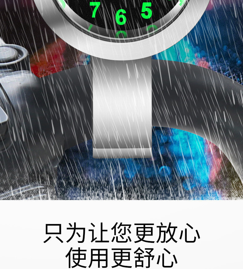 Electric Vehicle On-Board Time Display Clock, Tricycle Timetable, Motorcycle Waterproof Quartz Watch, Universal