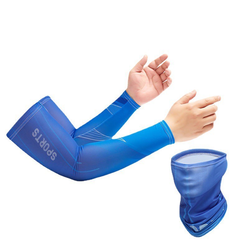 Manga de hielo de protección solar manga hombres y mujeres manga de mano de seda de hielo protección del brazo protección solar verano guantes delgados