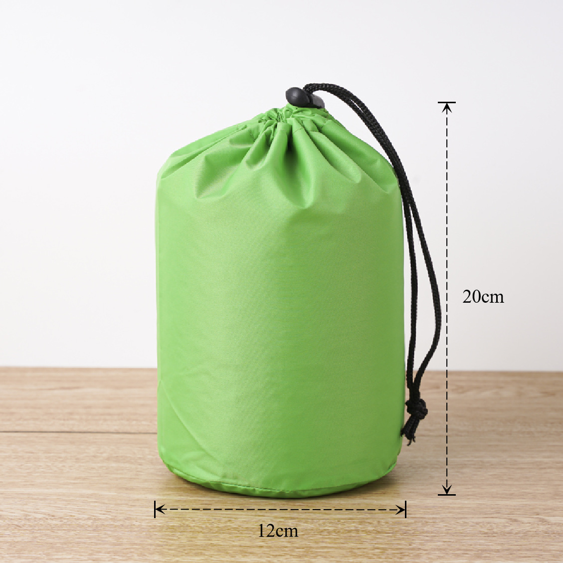 Bolsa de cuerda de nylon impermeable cilíndrica de plumón para ropa doméstica de poliéster bolsa de almacenamiento bolsa de embalaje bolsillo de paquete de contracción image 61