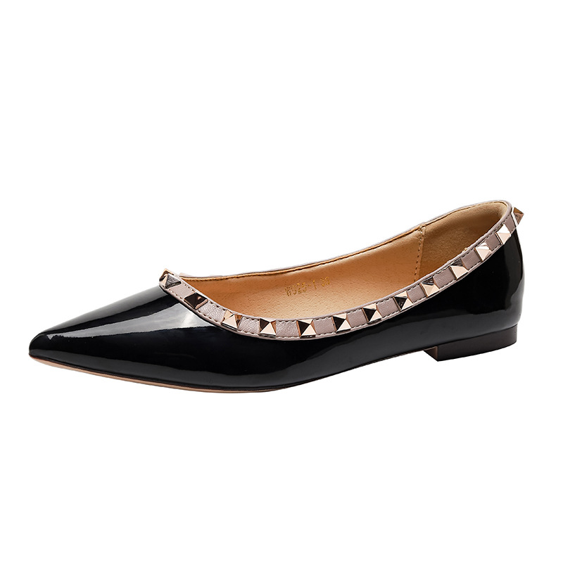 Women’s French Style Flat Ballet Pumps For Spring And Autumn_voghion.com