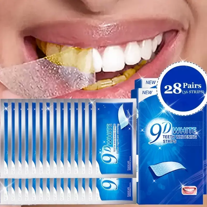 3D牙贴5D牙贴9D牙贴 美白牙贴Teeth Whitening Strips 牙齿美白贴