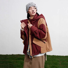 外贸原单冬款 女士EP同款 户外拼接撞色 机能一体 90白鸭绒羽绒服