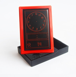Clock Stamp Kidsren's Stamp Clock Clock Dial Stamp Teacher Teaching Primary School Student Stamp Time Stamp