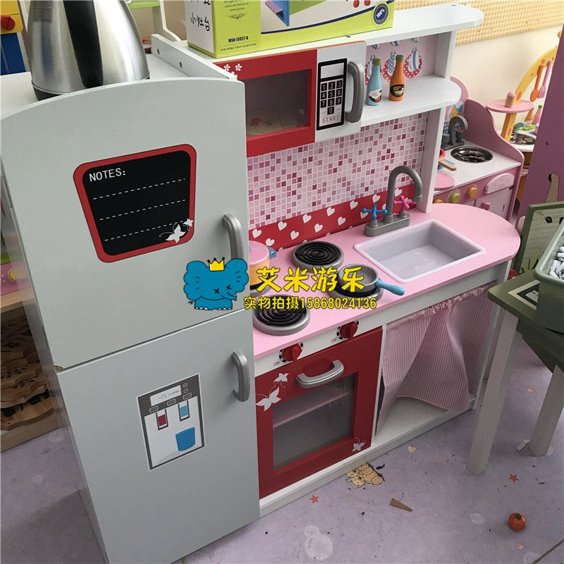 Детская семейная деревянная игрушка, кухонная посуда, набор белого цвета, Южная Корея, широкая палитра цветов