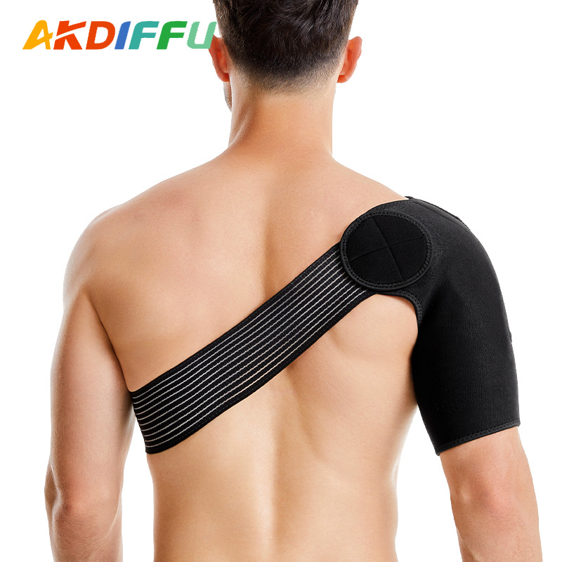 Protector de hombro al por mayor transfronterizo, tipo de protección de movimiento, prensado ajustable de tensión, levantamiento de pesas, correa fija de hombro anti-tensión