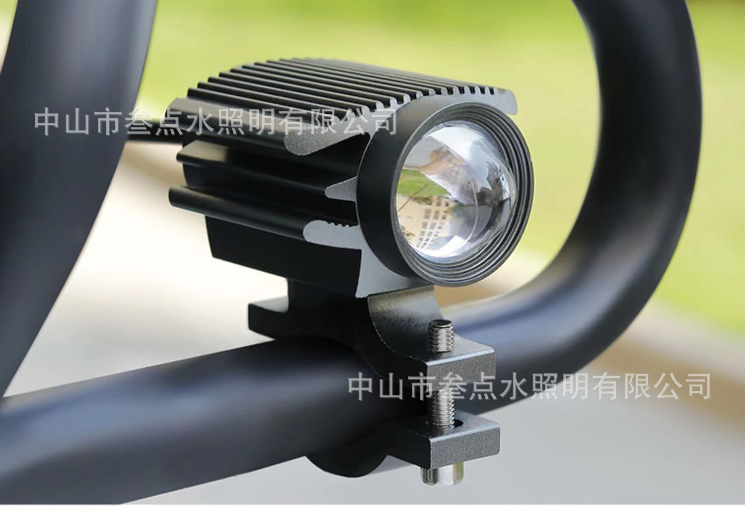 Dual Color LED Motorcycle Spotlight Headlight