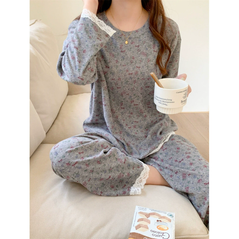 Brand pijama with bow, set for leisure, oversize