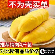 榴莲水果批发顺丰急发冷冻果肉猫山王现剥速冻肉亚马逊一件代发，