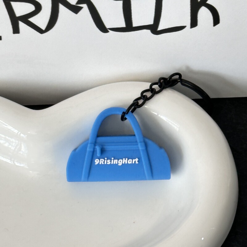 新款迷你健身器材创意钥匙扣礼品配饰环保软胶韩系背包挂件装饰品|undefined