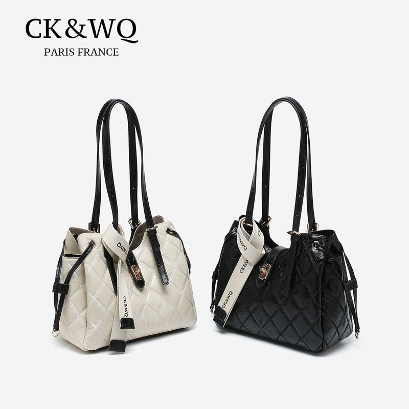 CK&WQ/2025 Autumn and Winter New Large Capacity Commuting Exquisite Crossbody Bag High-end Single Shoulder Women's Bag CK&WQ/2025 Autumn and Winter New Large Capacity Commuting Exquisite Crossbody Bag High-end Single Shoulder Women's Bag