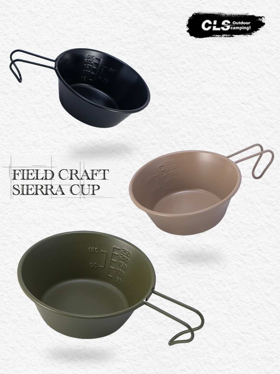 CLS戸304ステンレス製シラーボウルキャンプ登山釣りシラーカップピクニック食器旅行携帯シングルボウル