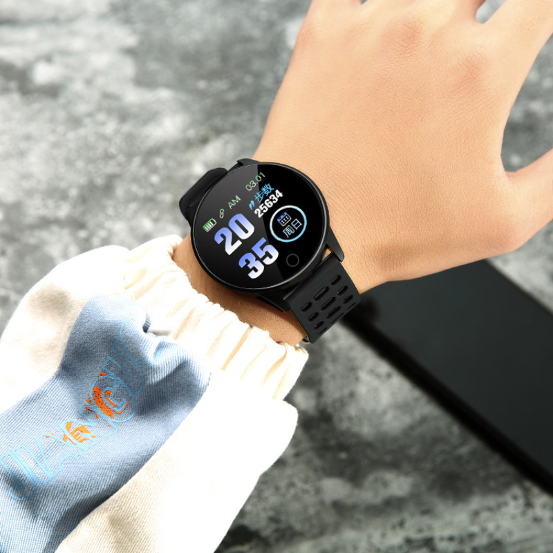 Smart Watch Exercise Blood Oxygen Blood Pressure Heart Rate Multifunctional Female Self-discipline Male Step Meter Bluetooth Electronic Couple Watch