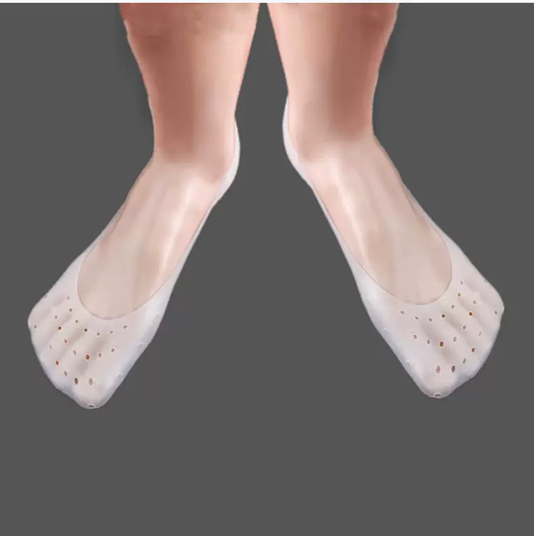 Силиконовые носки-лодочки Женские мужские носки для защиты ног Крышка для пятки Силиконовые носки