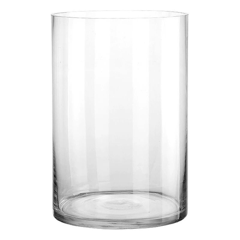 Прямая посадка ваза для гостиной декоративная цилиндрическая стеклянная бутылка богатая бамбуковая лилия цветочная композиция креативная эко-посуда