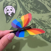 仿真立体蝴蝶创意发夹蝴蝶创意礼品批发小饰品儿童发夹跨境新品