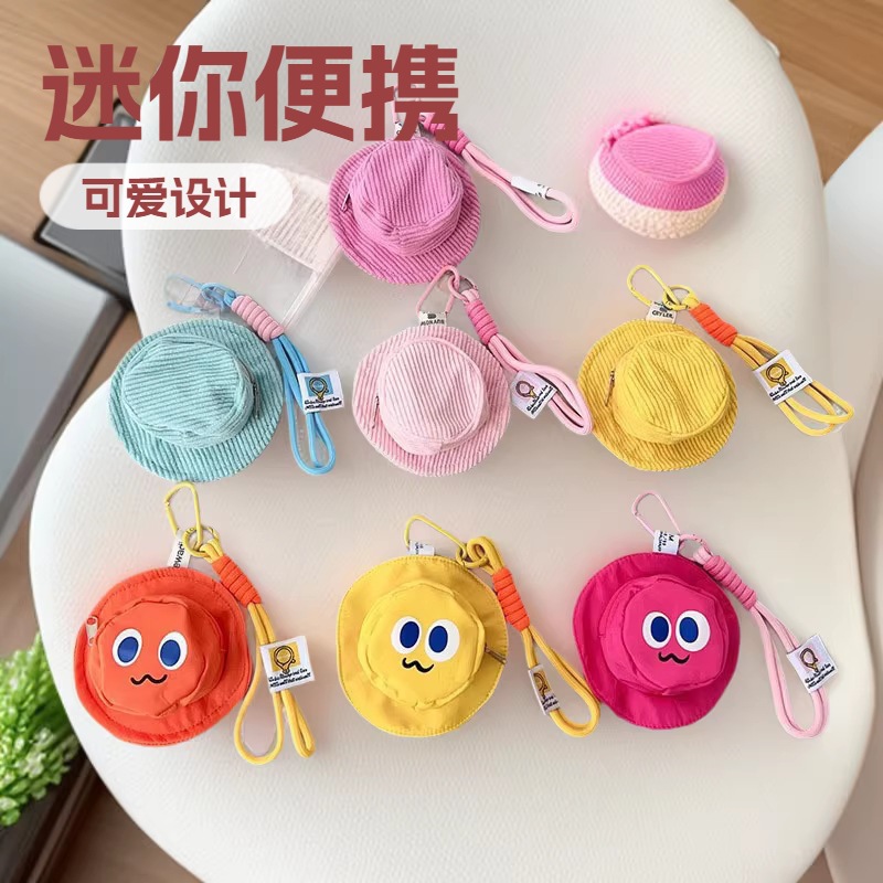 Creative Hat Storage Bag, Durable Mini Bag, Casual Pendant, Cute Wristband for Men and Women, Children's Wrist Strap, Coin Purse