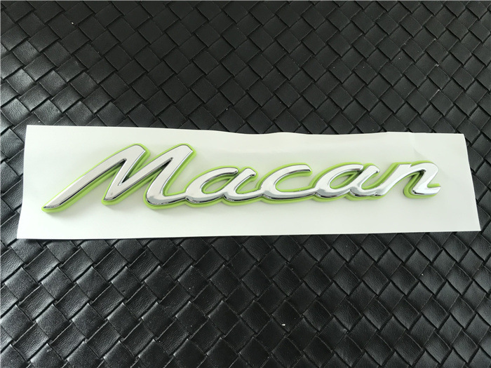 Suitable for Porsche New Energy Car Logo Macan Panamera Panamera4S Green E-Hybrid Tail Logo