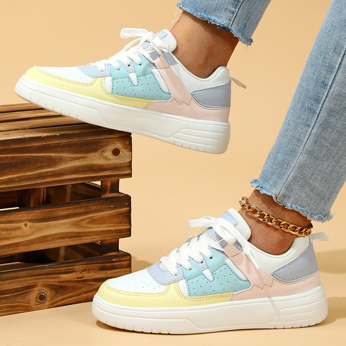 Korean Trendy Couple's Thick Sole Platform Shoes Soft Sole Comfort Sports Slip-On Fashion Outdoor Casual Women's Shoes