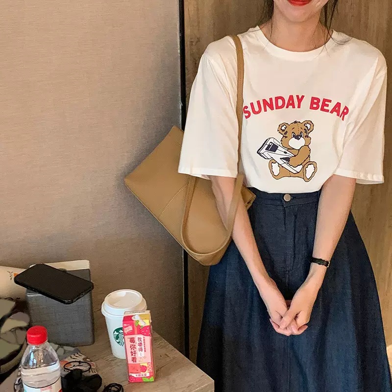 면도 곰 [화이트]