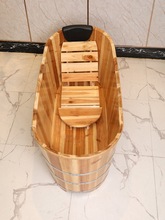 加厚泡澡木桶浴桶成人全身沐浴桶家用洗澡盆实木熏蒸桶汗蒸桶浴缸