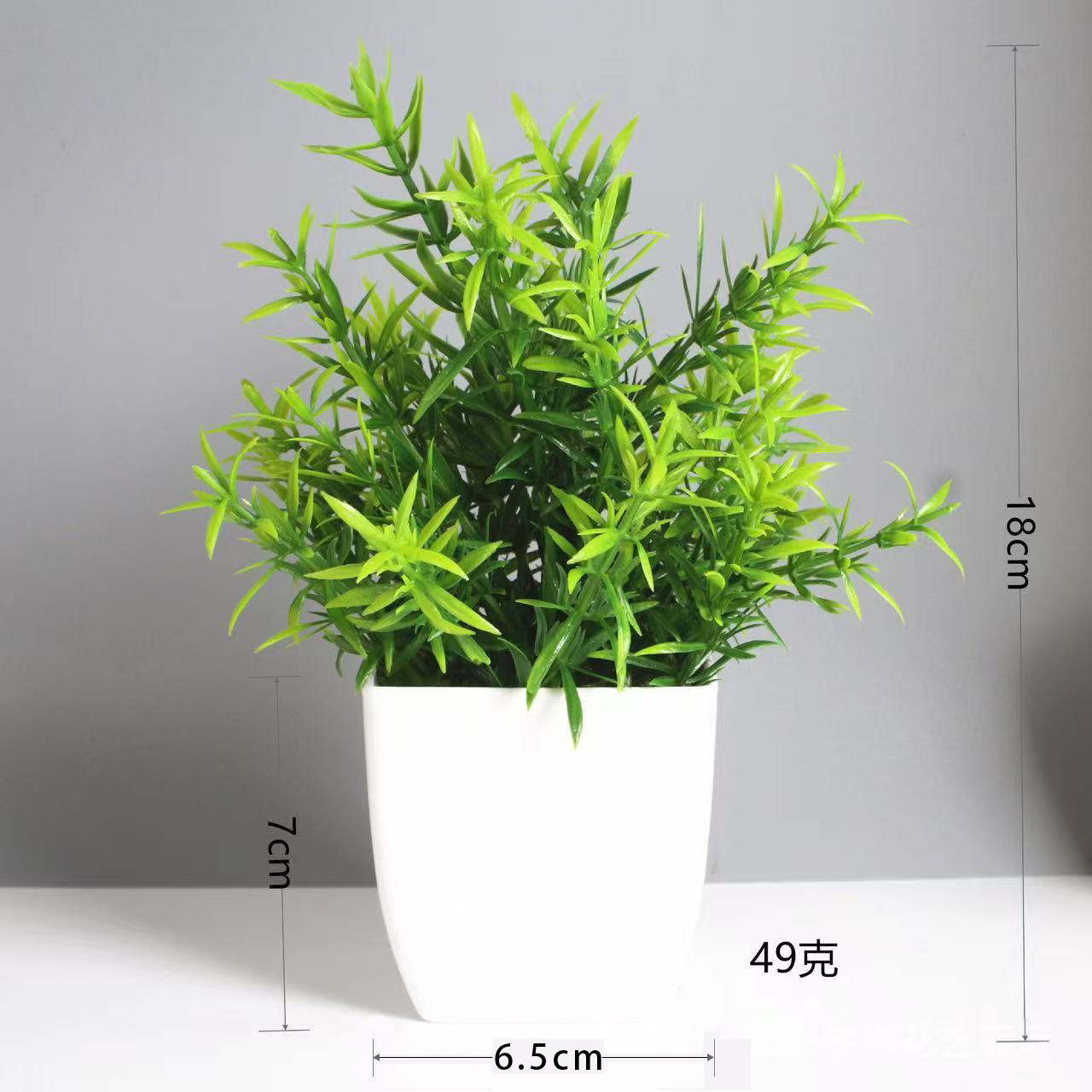 Transfronterizos venta caliente planta simulada planta simulada verde decoración interior y exterior maceta de plástico maceta de eucalyptus image 10